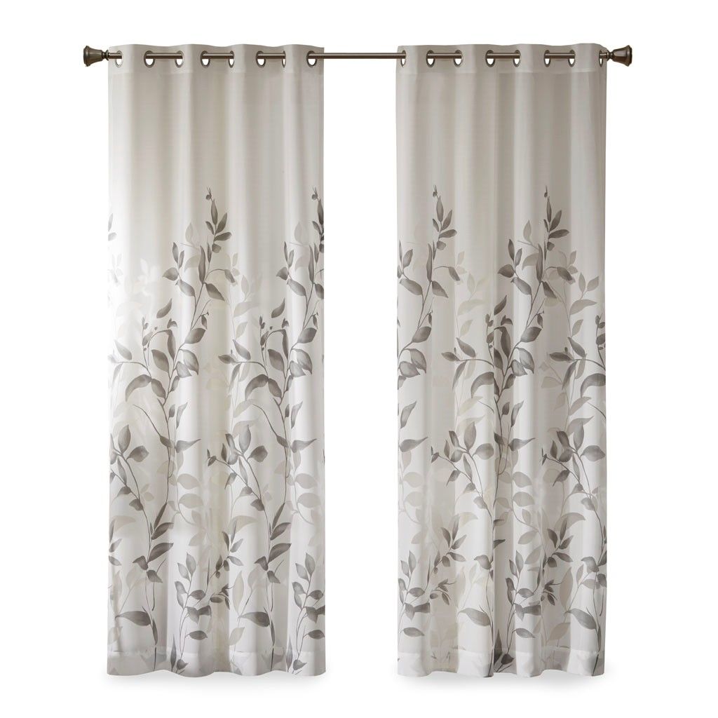 Burnout Printed Curtain Panel(Only 1 Pc Panel)
