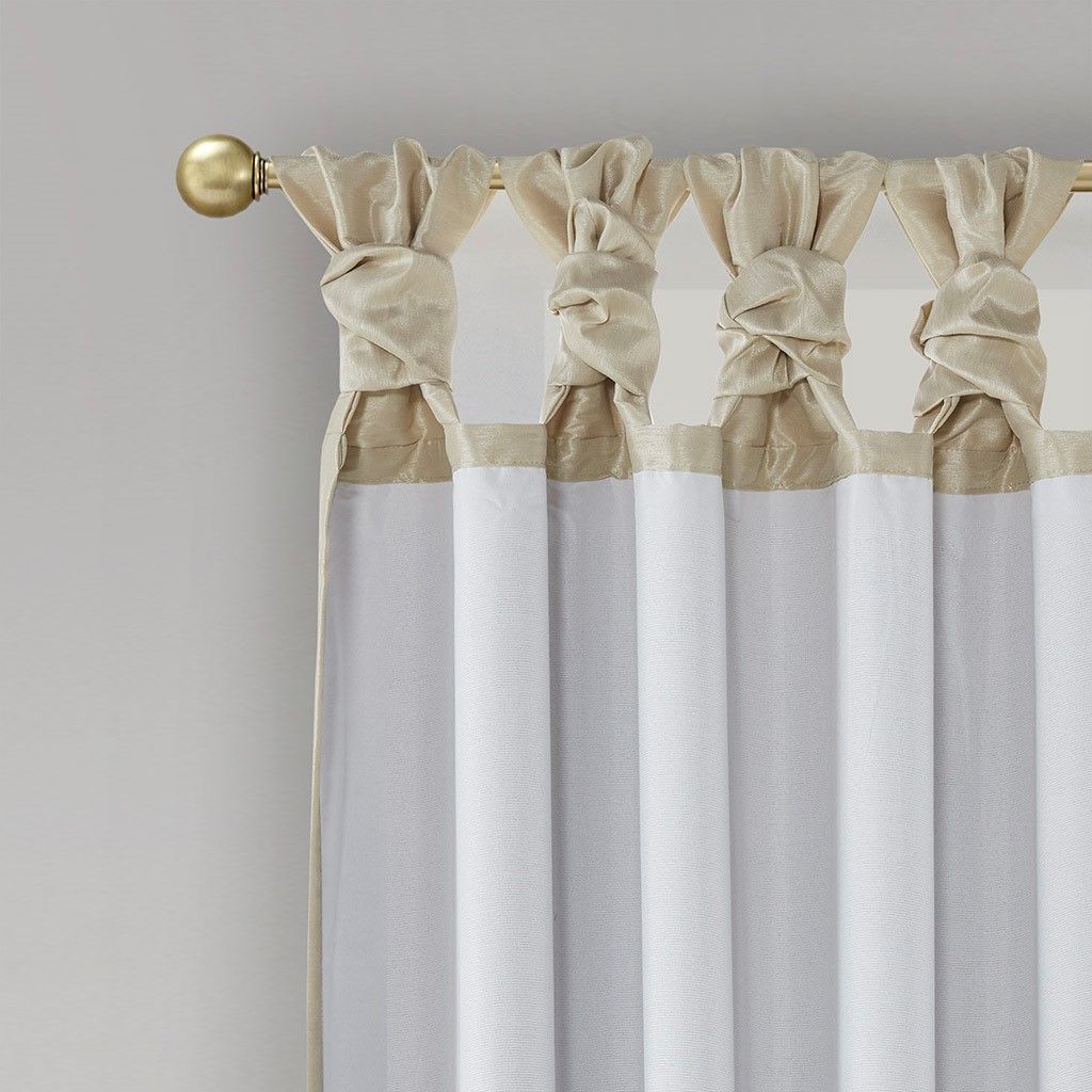 Twist Tab Total Blackout Window Curtain Panel(Only 1 Pc Panel)