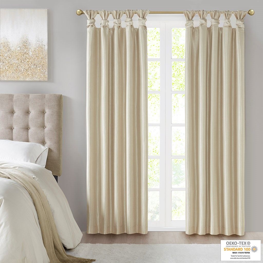Twist Tab Total Blackout Window Curtain Panel(Only 1 Pc Panel)