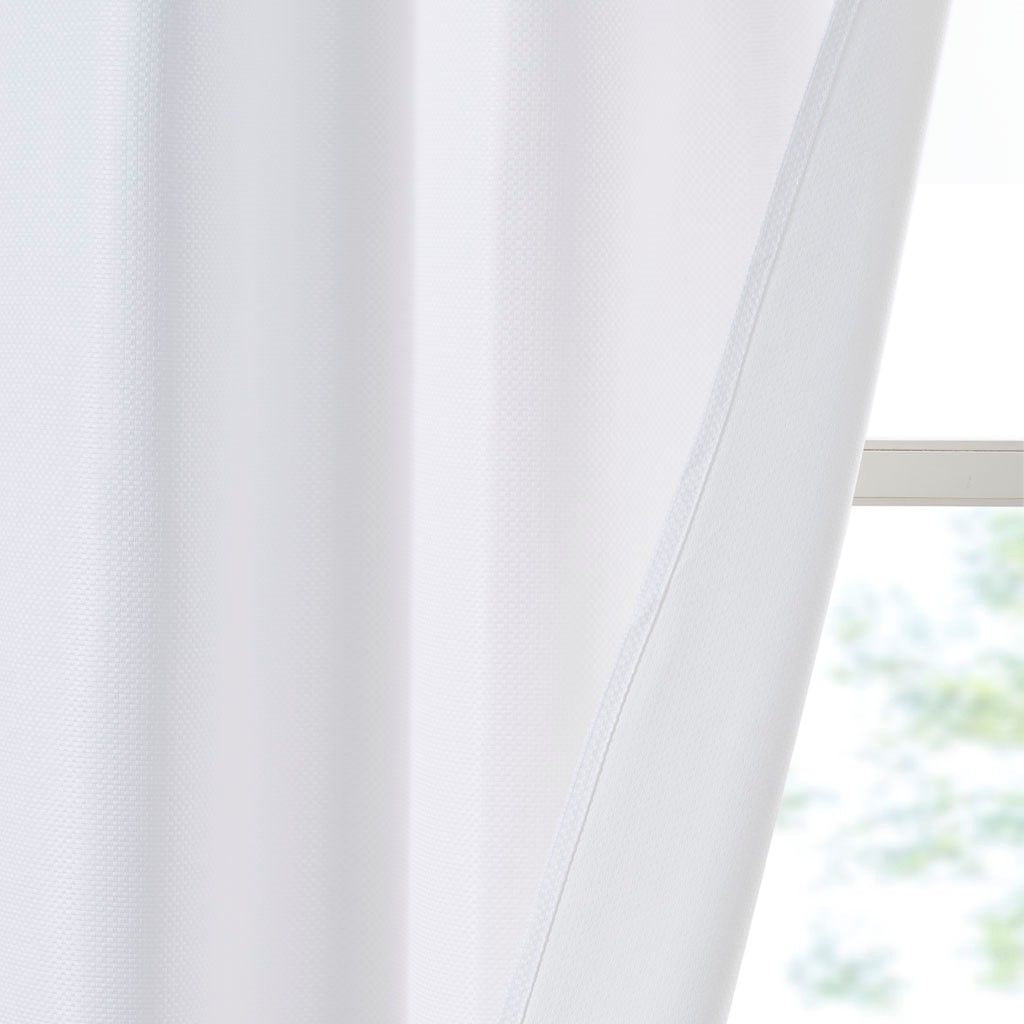 Basketweave Room Darkening Curtain Panel Pair(2 Pcs Window Panels)