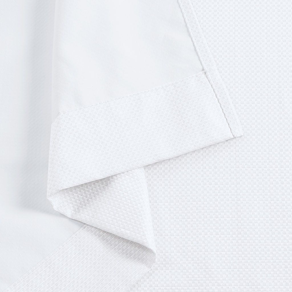 Basketweave Room Darkening Curtain Panel Pair(2 Pcs Window Panels)