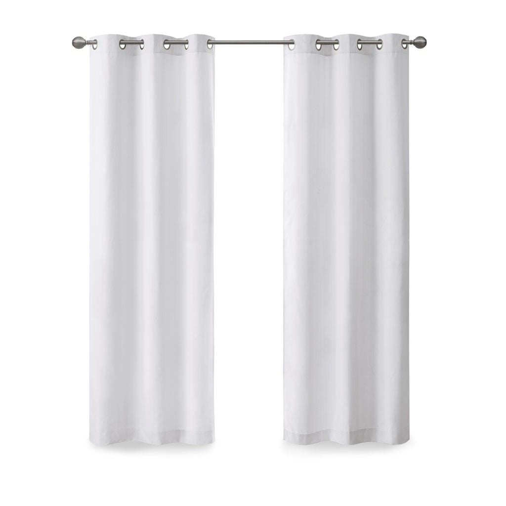Basketweave Room Darkening Curtain Panel Pair(2 Pcs Window Panels)