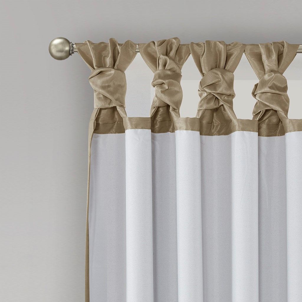 Twist Tab Total Blackout Window Curtain Panel(Only 1 Pc Panel)