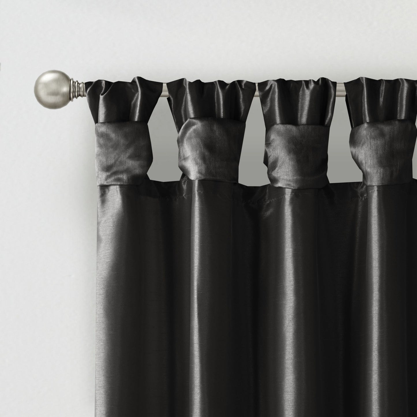 Twist Tab Lined Window Curtain Panel(Only 1 Pc Panel)