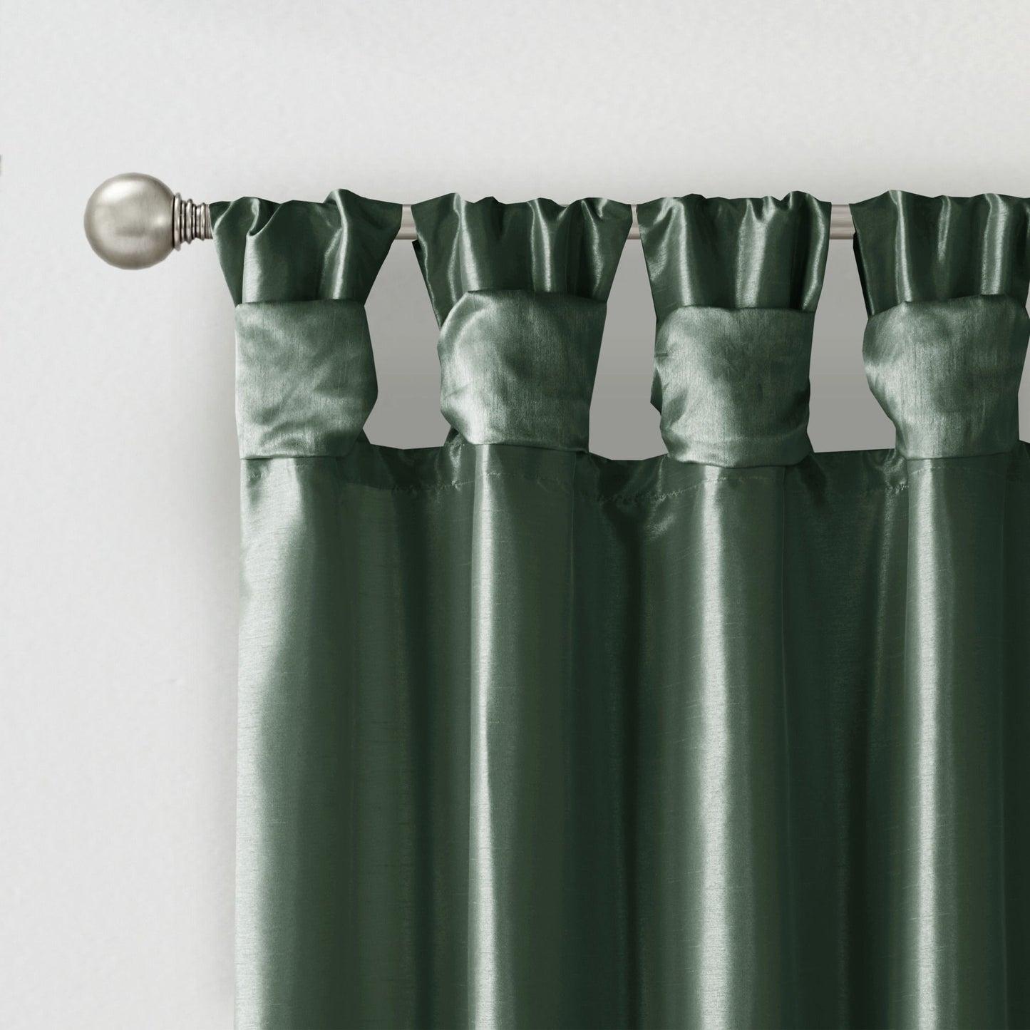 Twist Tab Lined Window Curtain Panel(Only 1 Pc Panel)
