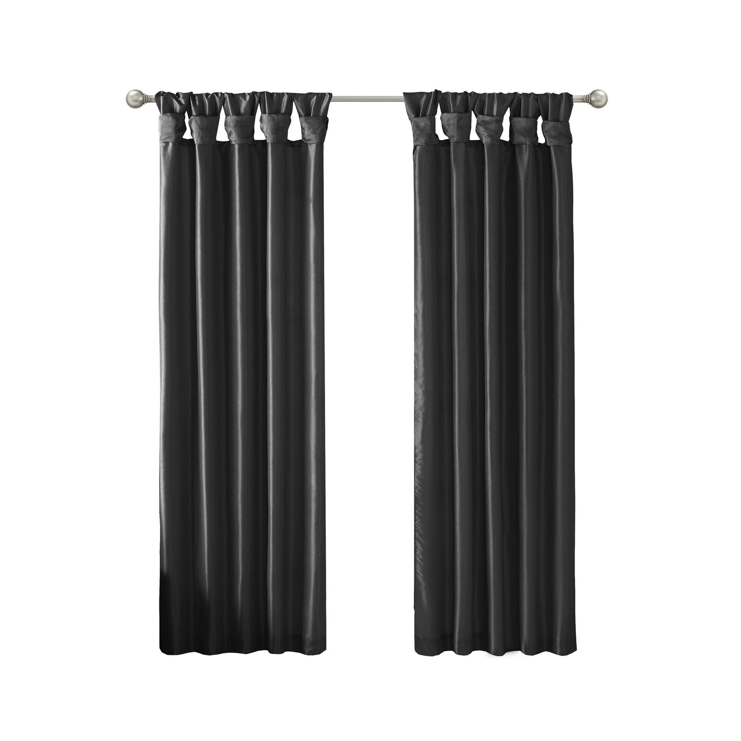 Twist Tab Total Blackout Window Curtain Panel(Only 1 Pc Panel)